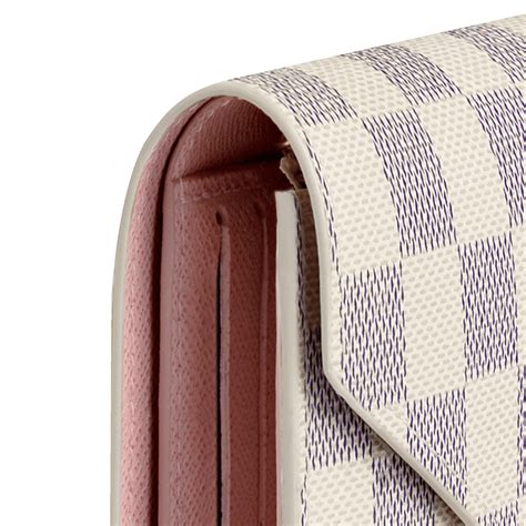 lv n64022|Victorine Wallet Damier Azur Canvas .